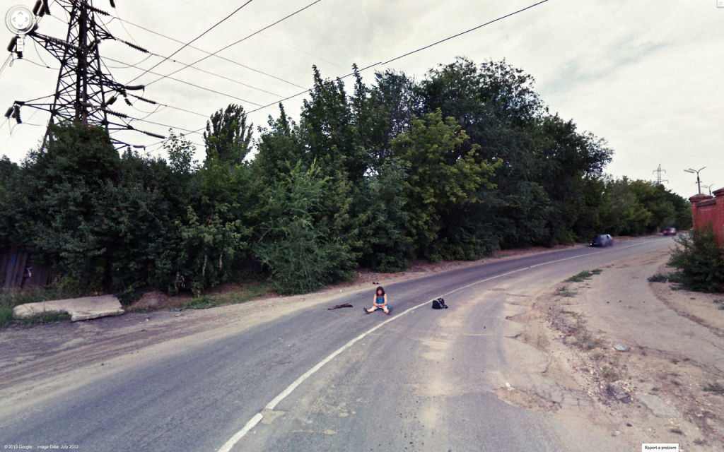 Imagens impressionantes que voc no vai acreditar que foram encontradas no Google Street View 16