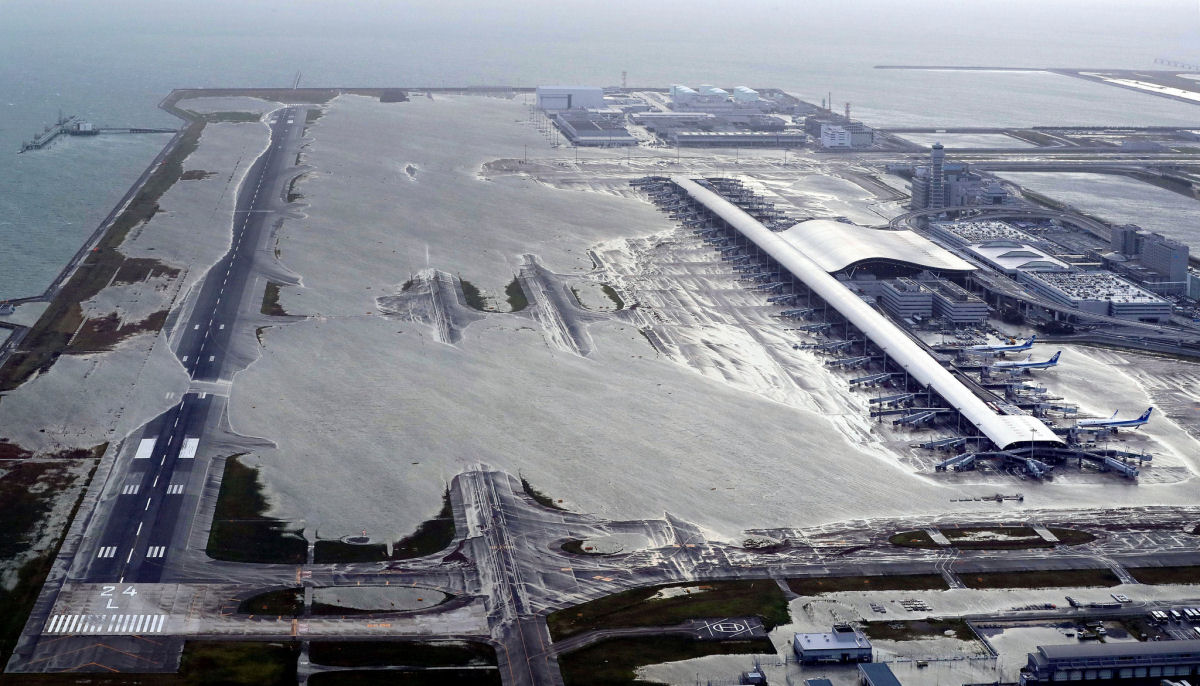 Aeroporto flutuante de US $ 20 bilhões do Japão está afundando