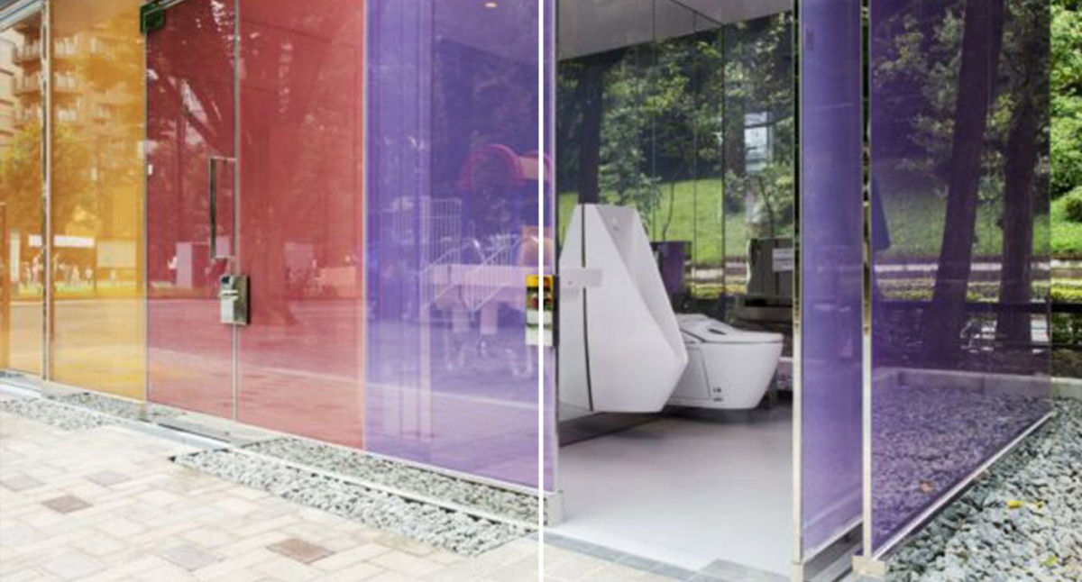 O inesperado sucesso dos banheiros públicos transparentes em Tóquio