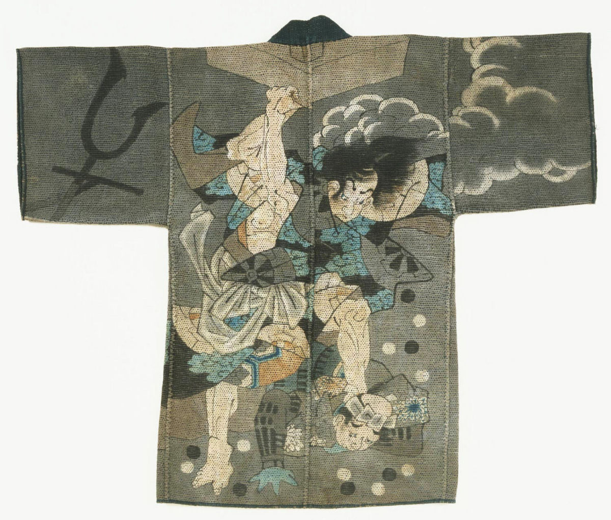 As ricas estampas dos casacos dos bombeiros japoneses do século 19 01