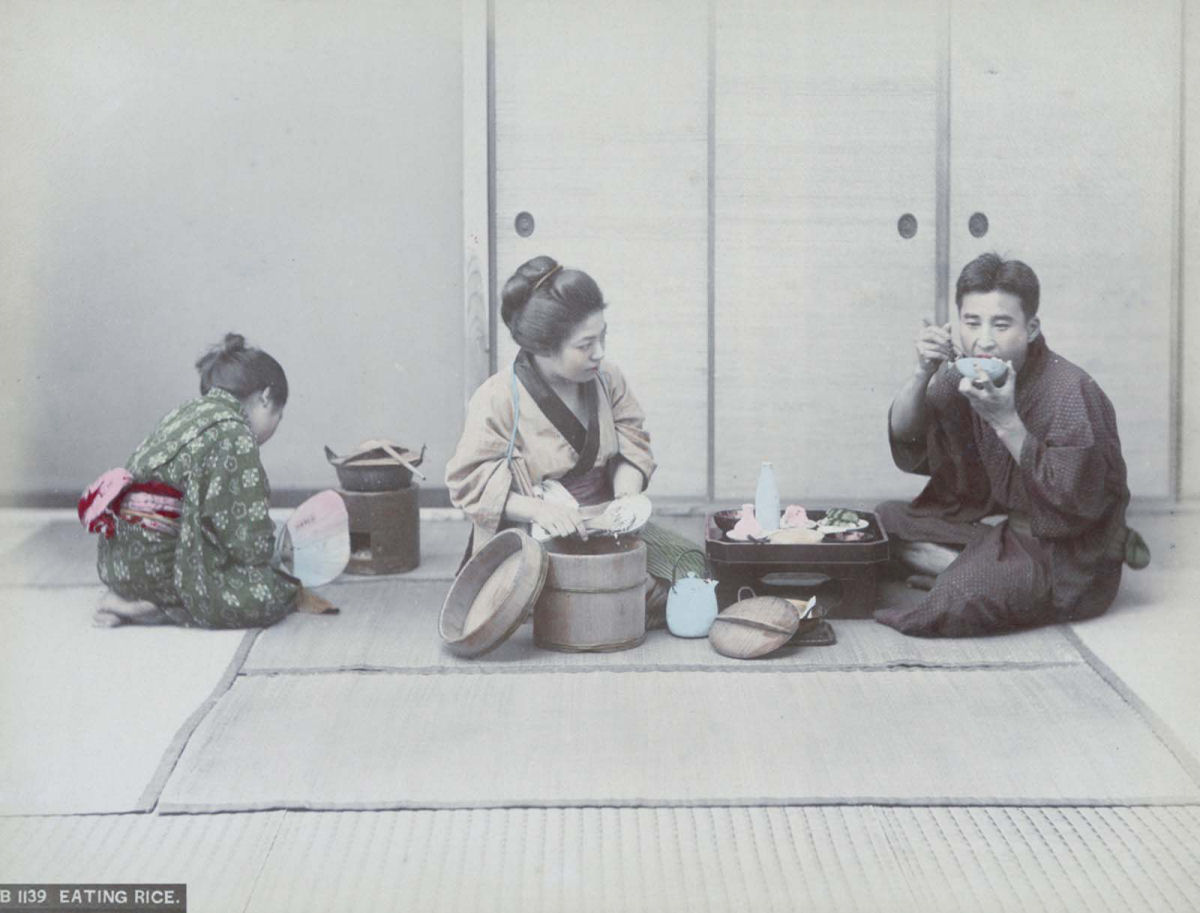 Fotos raras coloridas à mão da vida cotidiana em Meiji Japão, na década de 1890 10