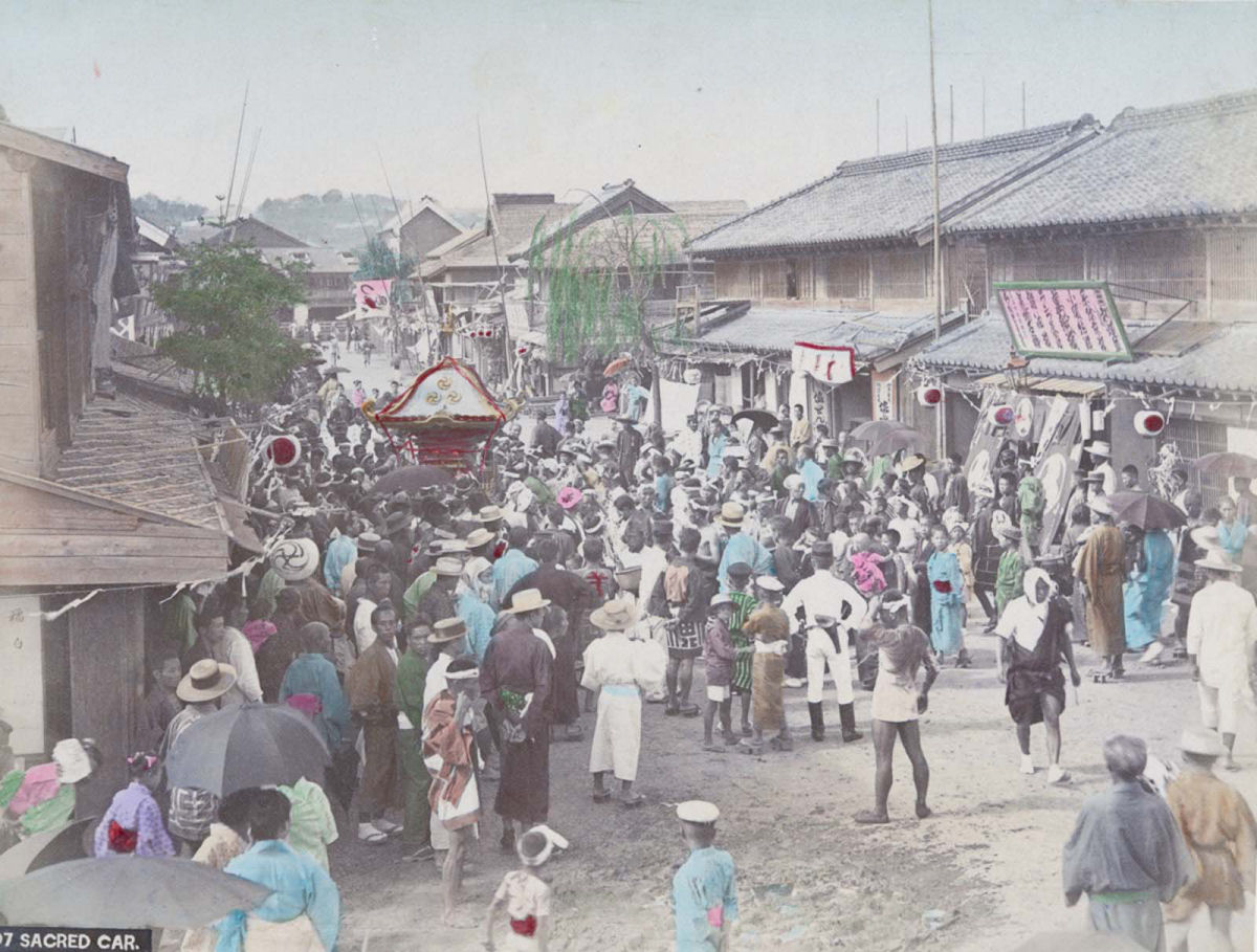 Fotos raras coloridas à mão da vida cotidiana em Meiji Japão, na década de 1890 13