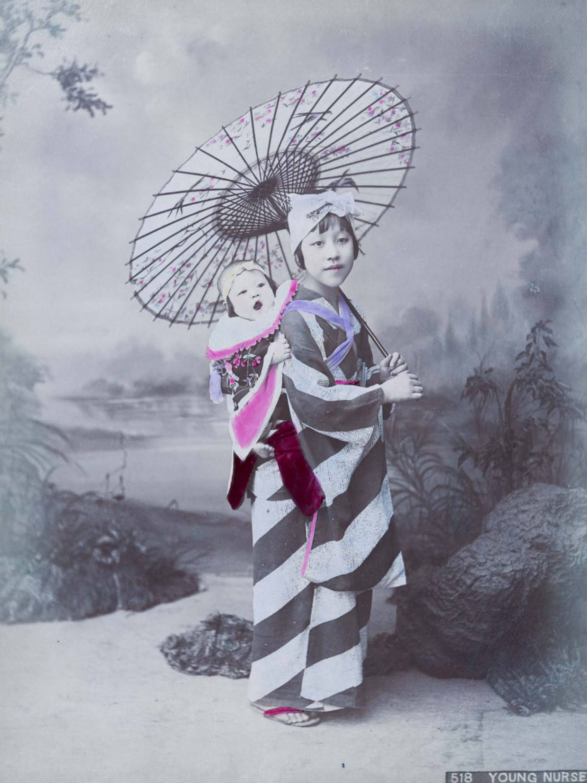 Fotos raras coloridas à mão da vida cotidiana em Meiji Japão, na década de 1890 22