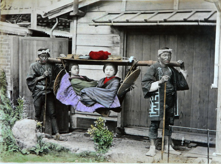 Espantosas fotografias coloridas  mo do Japo Antigo 04