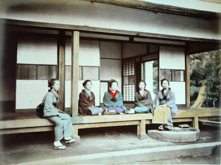 Espantosas fotografias coloridas  mo do Japo Antigo 09