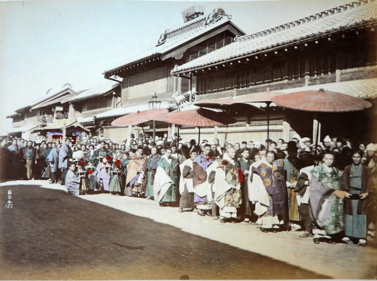 Espantosas fotografias coloridas  mo do Japo Antigo 19