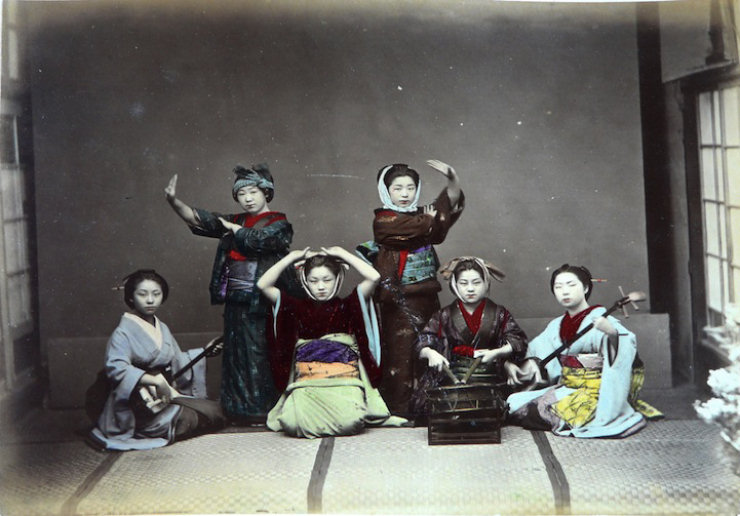 Espantosas fotografias coloridas  mo do Japo Antigo 24