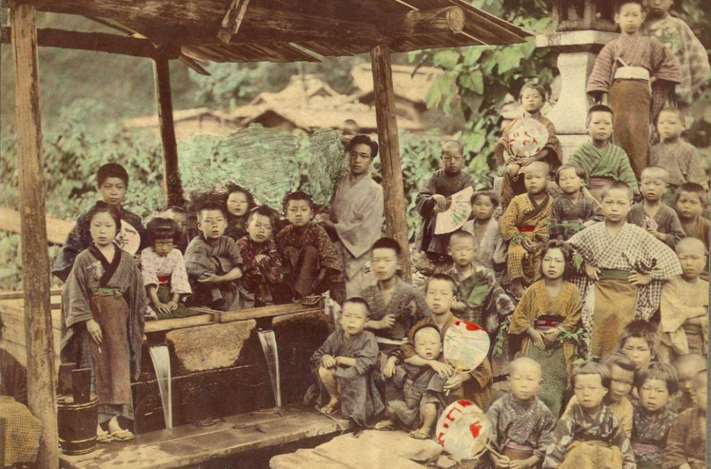 A vida e as tradies do Japo do sculo XIX em fotos colorizadas  mo 03