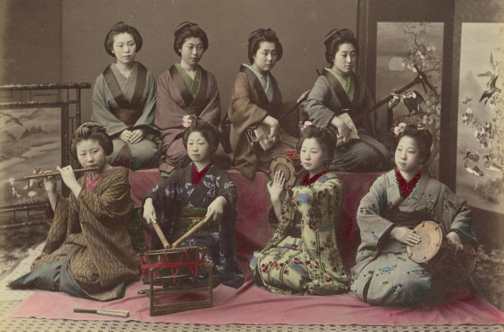 A vida e as tradies do Japo do sculo XIX em fotos colorizadas  mo 14