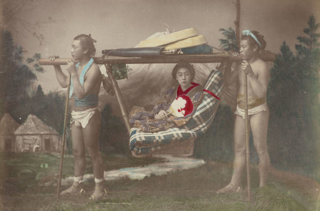 A vida e as tradies do Japo do sculo XIX em fotos colorizadas  mo 15