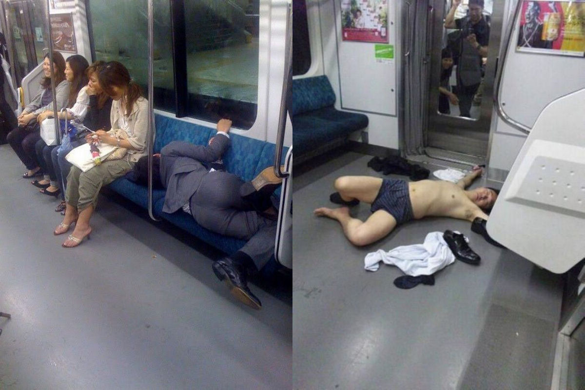 Cata-bêbado: o busão japonês que resgata passageiros de trem bêbados que perderam sua parada 01