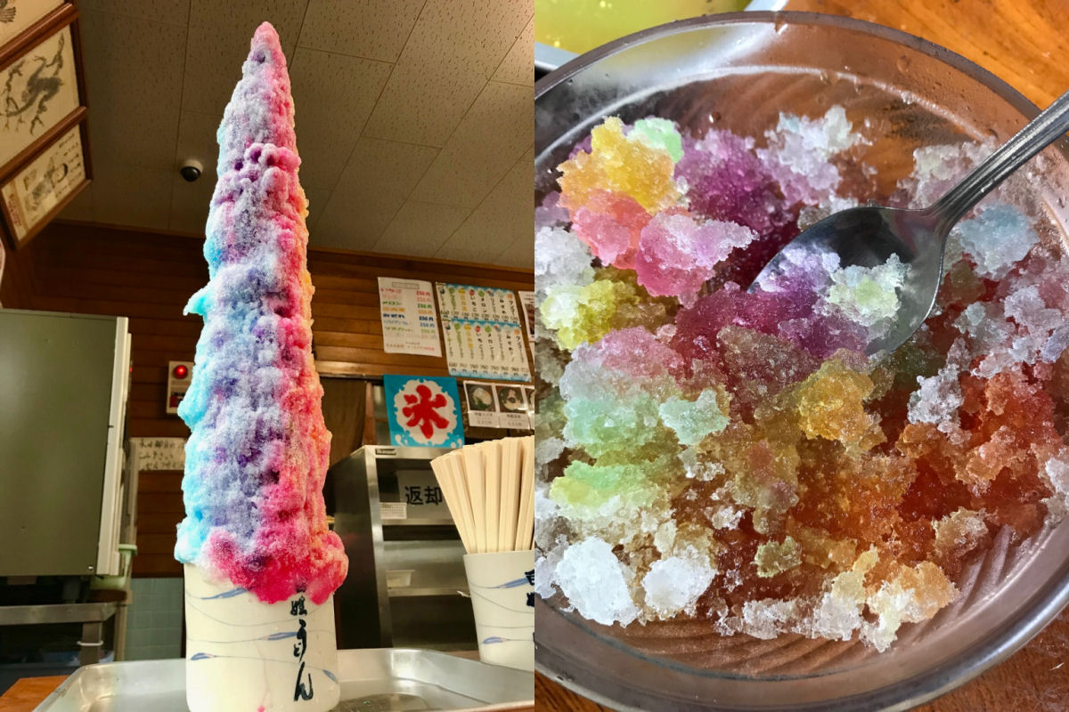 Restaurante japonesa vende raspadinha de gelo to alta que no d para comer sentado
