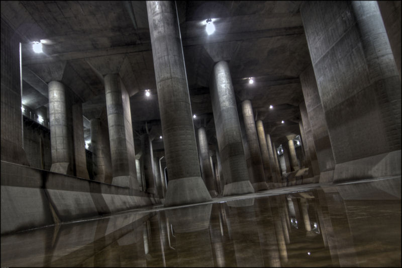 G-Cans: o gigantesco sistema de drenagem de água da chuva de Tóquio 08