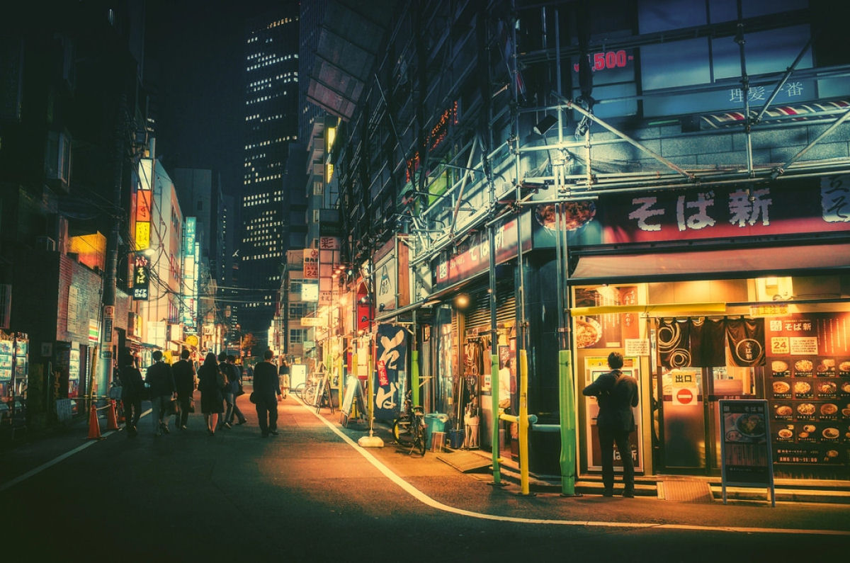 As fotos cinematográficas de Tóquio à noite 05