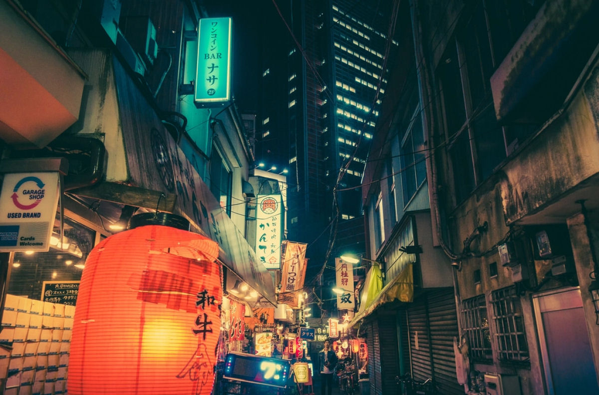 As fotos cinematográficas de Tóquio à noite 06