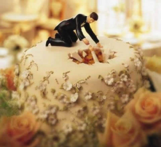 Os 10 bolos de casamentos mais curiosos