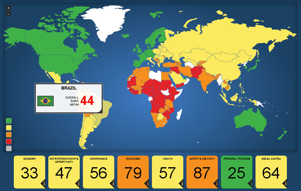 Top 10 países mais prósperos do mundo 2012