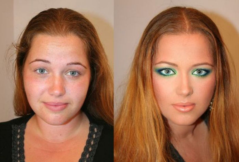 Antes e depois de milagres da maquiagem 06