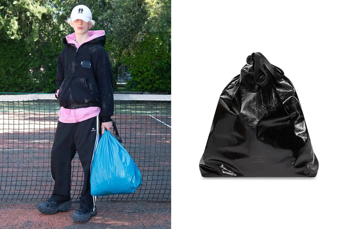 Balenciaga está vendendo bolsa 'saco de lixo' por 9.300 reais