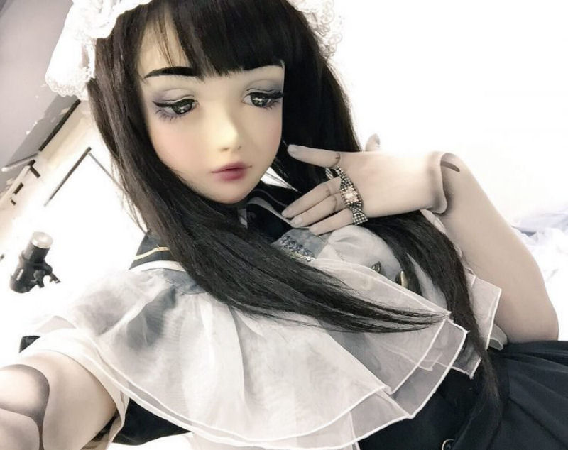 Lulu Hashimoto, uma assustadora boneca da vida real do Japo 13