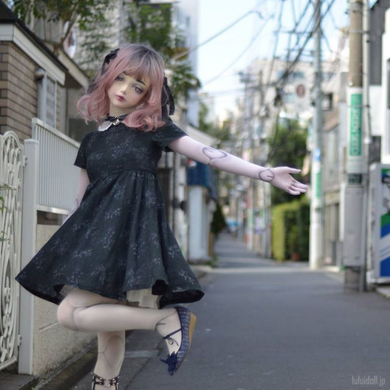 Lulu Hashimoto, uma assustadora boneca da vida real do Japo 14