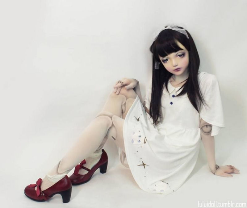 Lulu Hashimoto, uma assustadora boneca da vida real do Japo 16