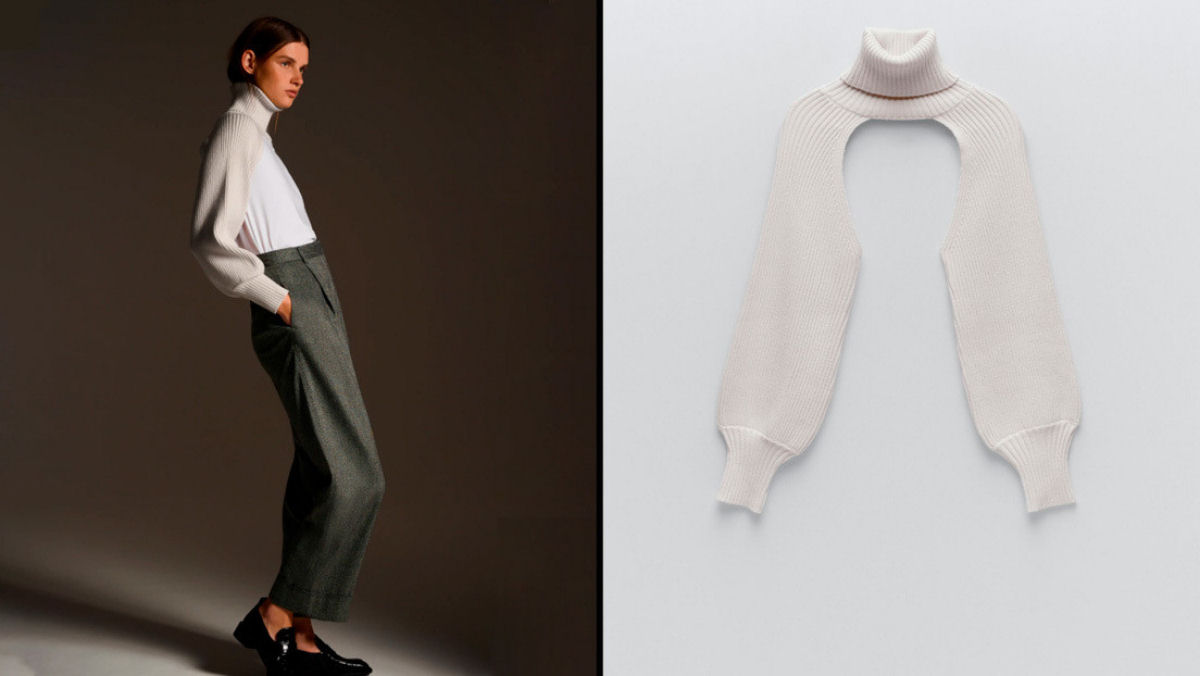 'Mangas sem blusa?': a estranha blusa aquecedora de braço com gola alta da Zara