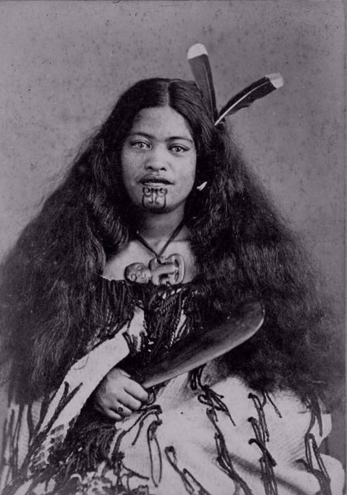 Antigas fotos de Maoris antes das tatuagens tā moko serem proibidas pelos britânicos 34