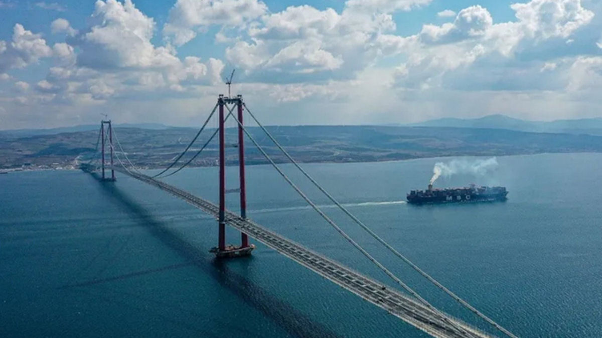 A nova ponte pênsil mais longa do mundo está na Turquia