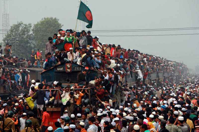 Peregrinação muçulmana em Bangladesh 01