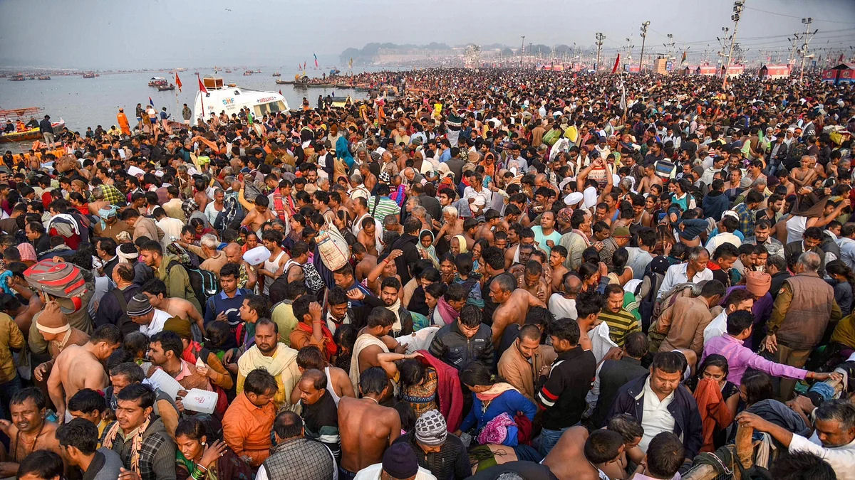 Kumbh Mela, o maior encontro religiosos do mundo realizado na Índia