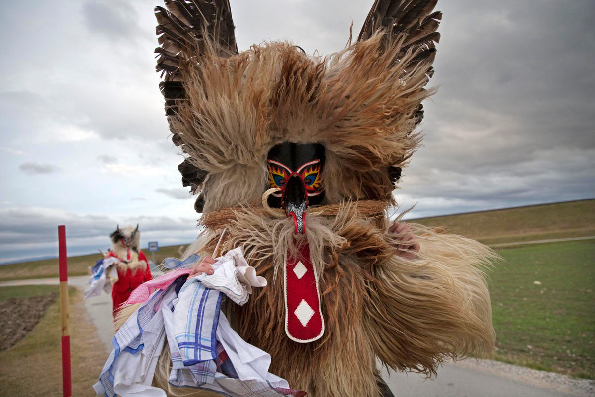 As ovelhas sobrenaturais do carnaval da Eslovênia