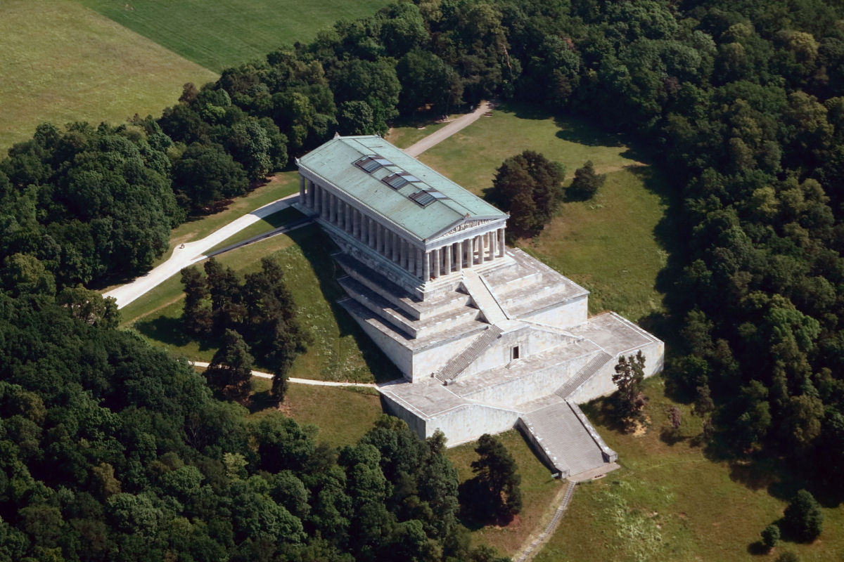 Walhalla da Baviera, o templo que lembra os alemes mais ilustres de todos os tempos