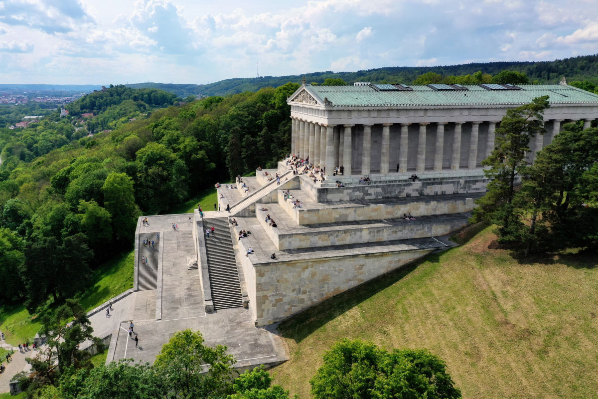 Walhalla da Baviera, o templo que lembra os alemes mais ilustres de todos os tempos