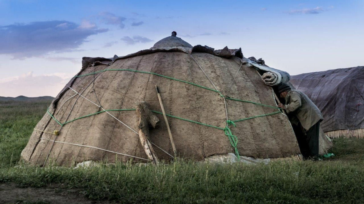 As incríveis tendas abobadadas do povo shahsavan