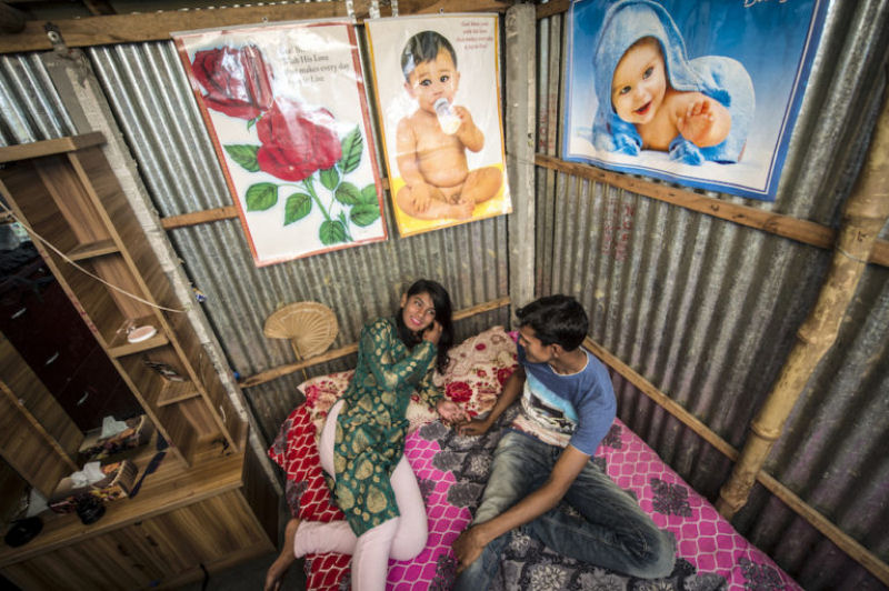 Fotos devastadoras revelam como  a vida em uma das maiores zonas do mundo em Bangladesh 07