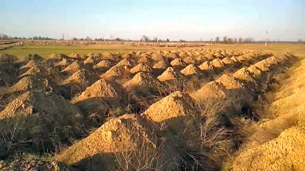Cidade ucraniana escava centenas de tmulos para assustar moradores a ficarem em casa