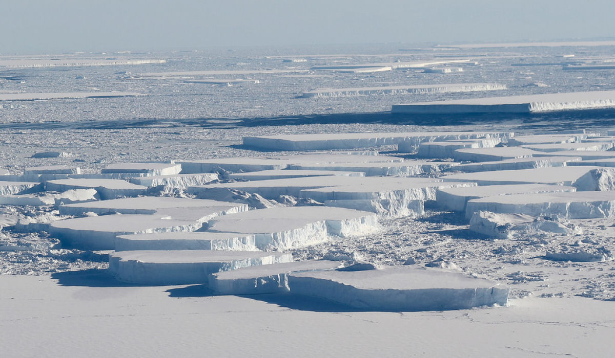 NASA publica mais fotos do estranho iceberg retangular