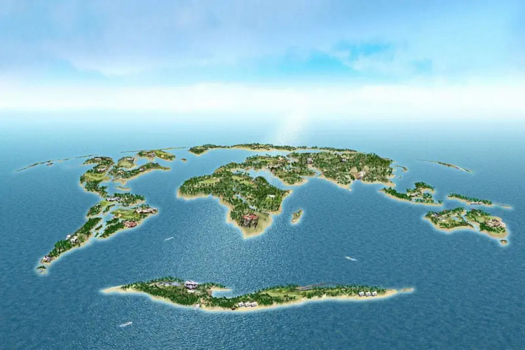 As 300 ilhas artificiais para milionrios que Dubai gastou 12 bilhes para construir esto afundando