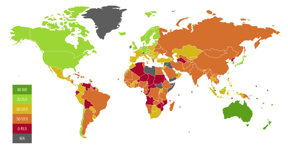 Cuba, Venezuela e Coria do Norte, ltimos no ranking mundial de liberdade econmica