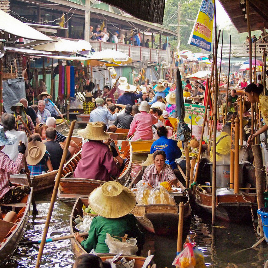 Os mercados flutuantes do Sudeste Asiático 09