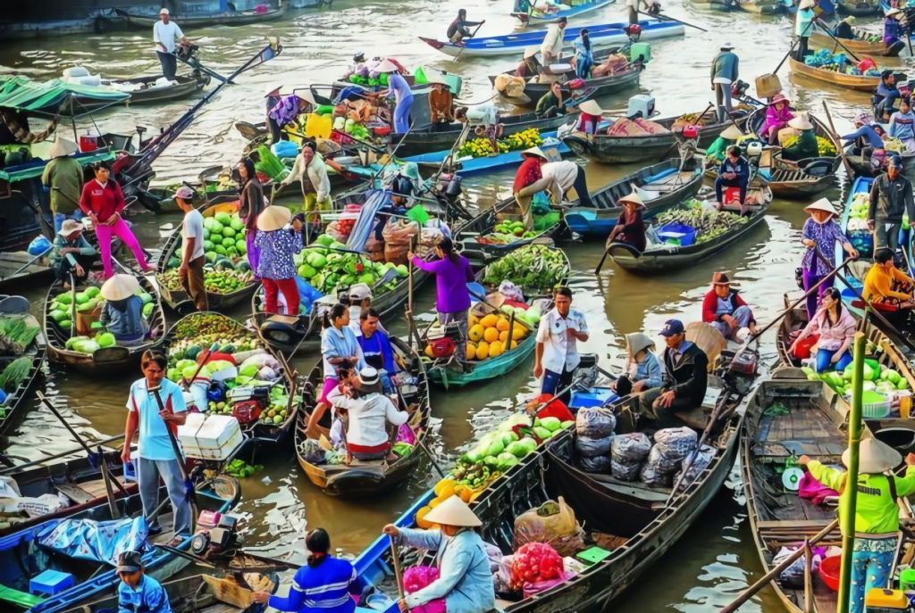 Os mercados flutuantes do Sudeste Asiático 20