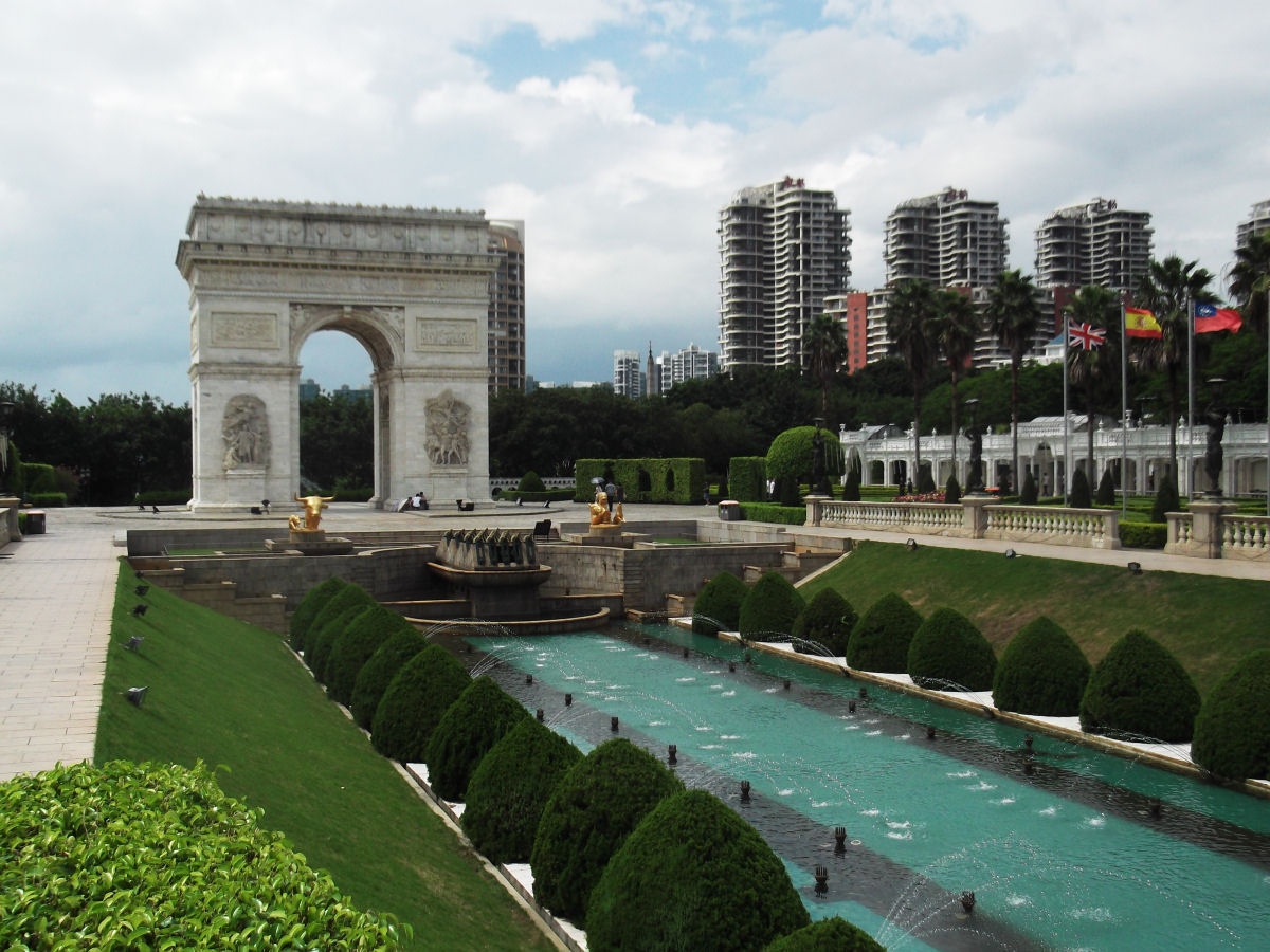 23 fotos do parque temtico chins cheio de monumentos mundiais 23