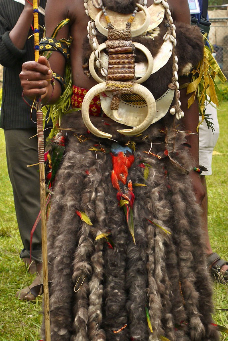 Pinturas faciais tribais em Papua-Nova Guin 13