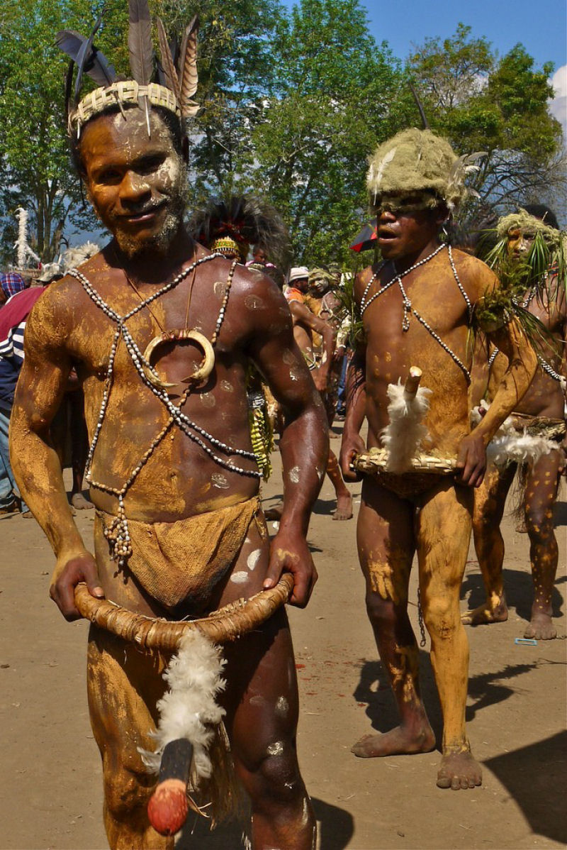 Pinturas faciais tribais em Papua-Nova Guin 20
