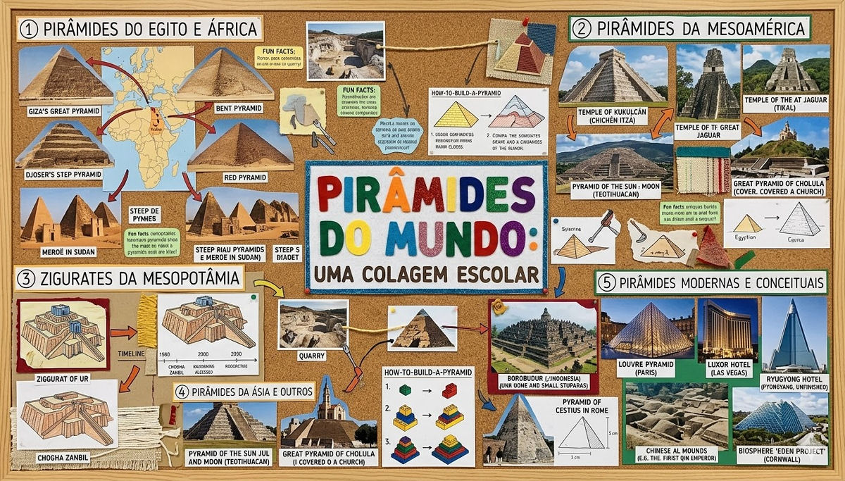 Como os diferentes povos contru�ram piramides t�o silimares sem nunca terem se encontrado?