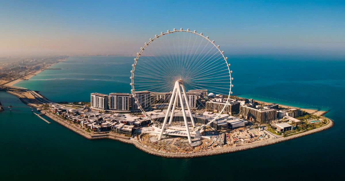 Ain Dubai: a roda-gigante mirante mais alta do mundo já está terminada