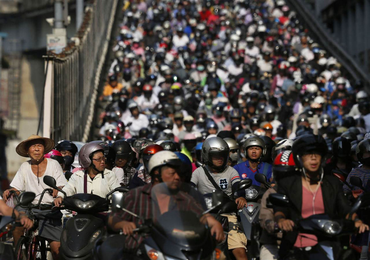 Fotos do trnsito de um dia normal em Taiwan vo fazer voc reconsiderar a palavra congestionamento 01
