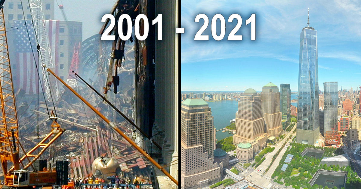 Assim mudou em 20 anos o lugar onde estava o World Trade Center