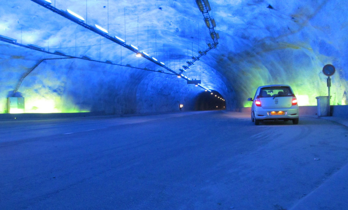 Lrdal Tunnel: o maior tnel rodovirio do mundo 08